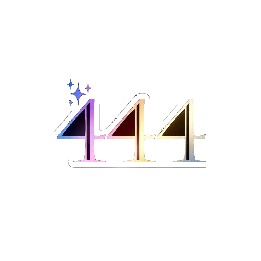 444 Holographic Stickers